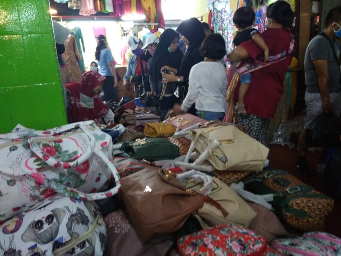 Suasana di Pusat Pasar Medan jelang Lebaran (Datuk Haris Molana-detikcom)