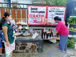Pakar Sebut Lapak Berbagi Bahan Makanan Warga Blitar Perlu Dipupuk