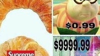 Croissant Supreme satu ini mungkin hanya bisa dicicipi para bangsawan. Kebayang dong, pastry dengan aroma butter ini harganya jadi selangit gara-gara label Supreme. Foto: istimewa