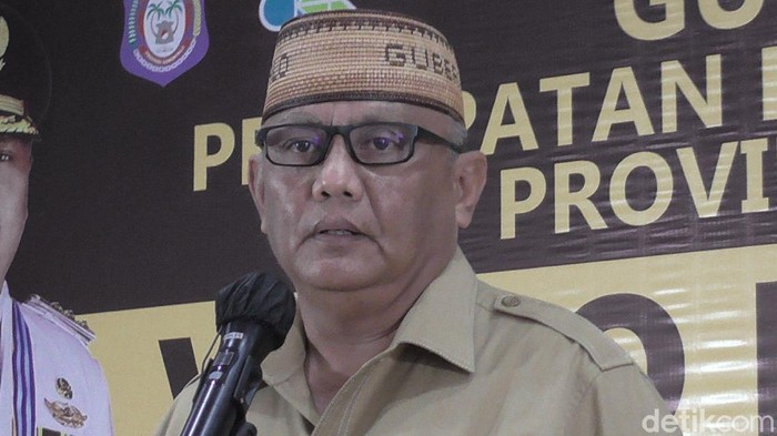 Gubernur Gorontalo Rusli Habibie (Ajis Khalid/detikcom)