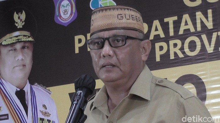 Gubernur Gorontalo Rusli Habibie (Ajis Khalid/detikcom)