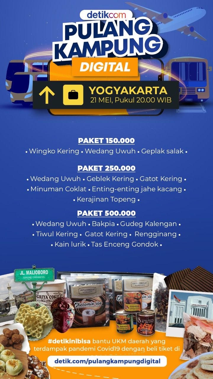 Oleh-oleh yang bisa didapatkan di pulang kampung digital