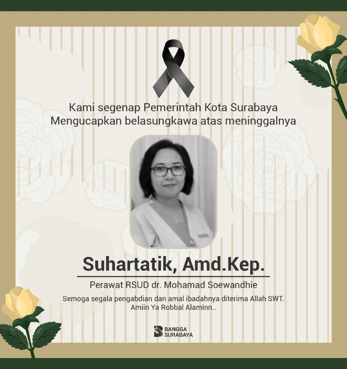 perawat dr soewandhie meninggal