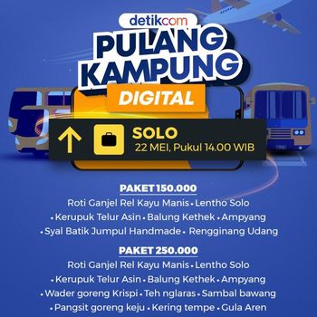 Oleh-oleh yang bisa didapatkan di pulang kampung digital