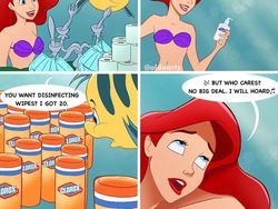 Ilustrasi Karakter Disney Saat Pandemi Corona