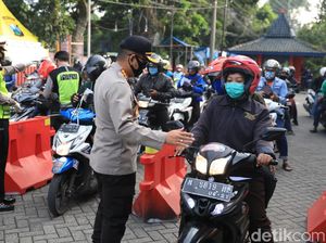 Hari Kesembilan PSBB Kota Malang, Polisi Tegur 1.494 Pelanggar