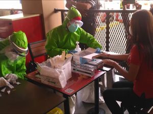 Rapid Test Massal di Swalayan dan Pasar Tulungagung, Empat Orang Reaktif