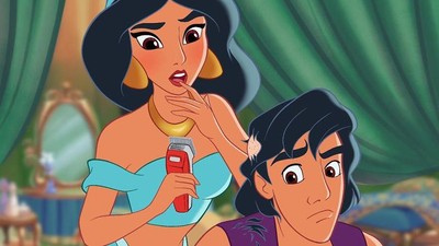 Ilustrasi Karakter Disney Saat Pandemi Corona