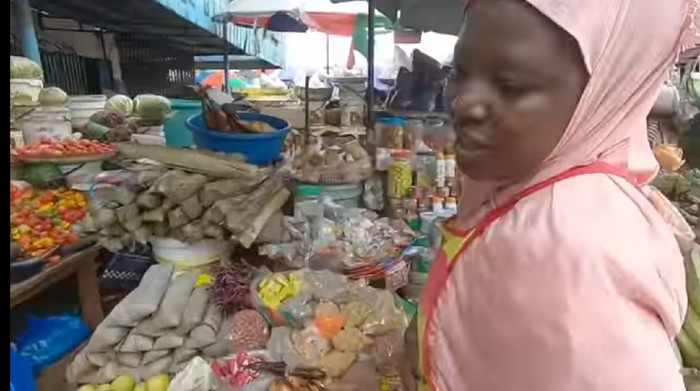 penjual sayur afrika