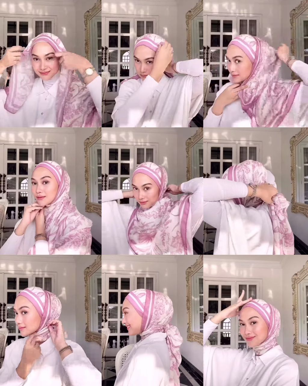 Tutorial hijab Lebaran