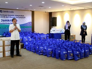 Bantu Warga Terdampak Corona, Pegawai Jamkrindo Donasikan Gaji Rp 2,9 M