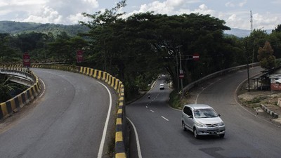 Jelang Lebaran, Jalur Nagreg Terpantau Sepi