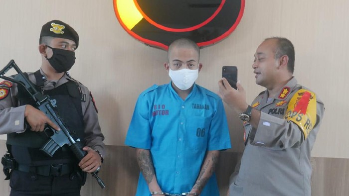 Gombloh (24) di Mapolres Karanganyar