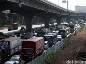 214.014 Kendaraan Tinggalkan Jakarta Via Tol Sejak H-7 Lebaran