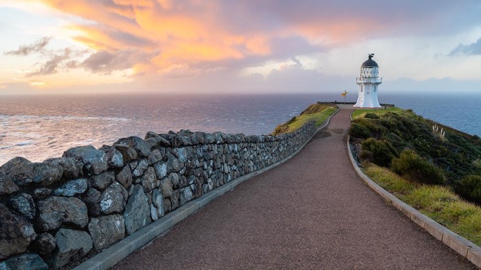 Cape Reinga Lighthouse, North Island, New Zealand.