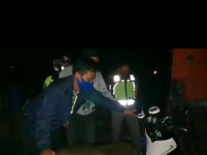 Pelaku Balap Liar Kocar-kacir Dibubarkan Polisi, 21 Sepeda Motor Diamankan