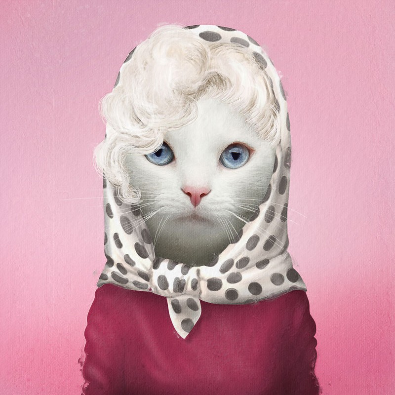 Emesh, Anjing-Kucing 'Disulap' Jadi Bob Marley sampai Michael Jackson