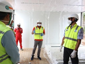 RS Corona di Lapangan Bola Simprug Selesai Dibangun
