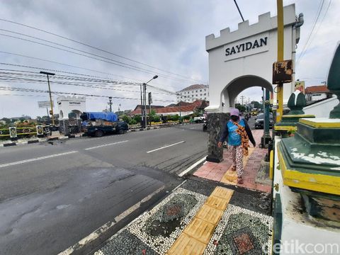 Jembatan Sayidan, Yogyakarta, Kamis (21/5/2020).