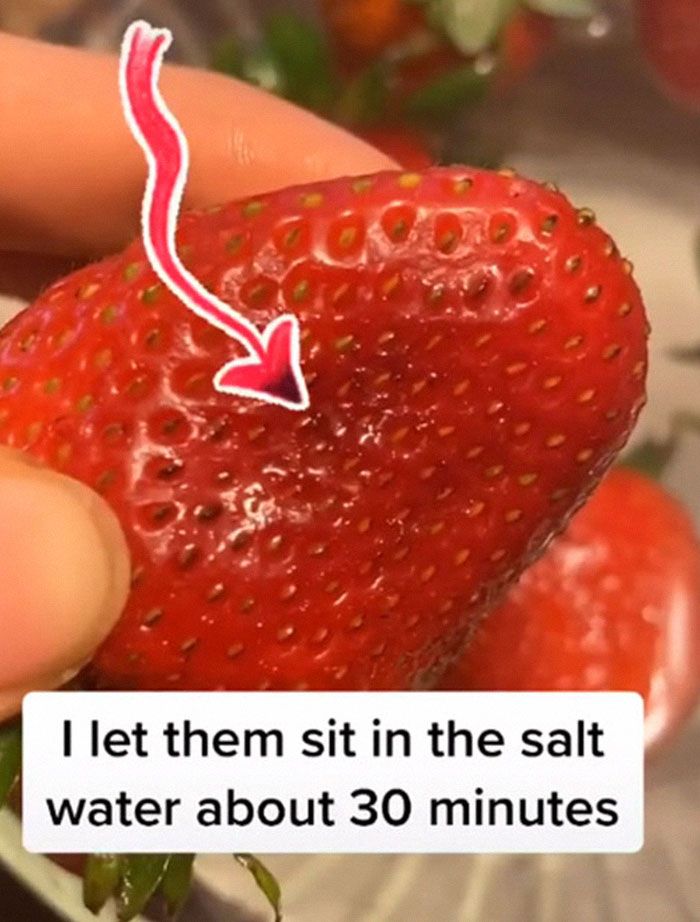 cara mencuci strawberry
