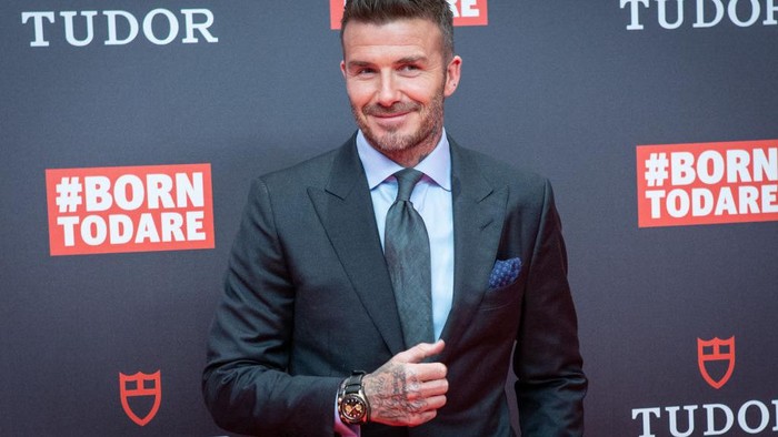 David Beckham dan rekan-rekan setimnya