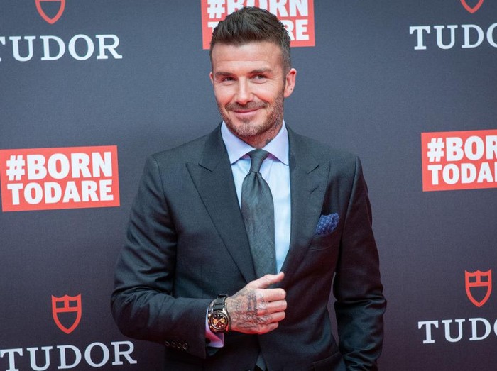 David Beckham David Beckham dan rekan-rekan setimnya