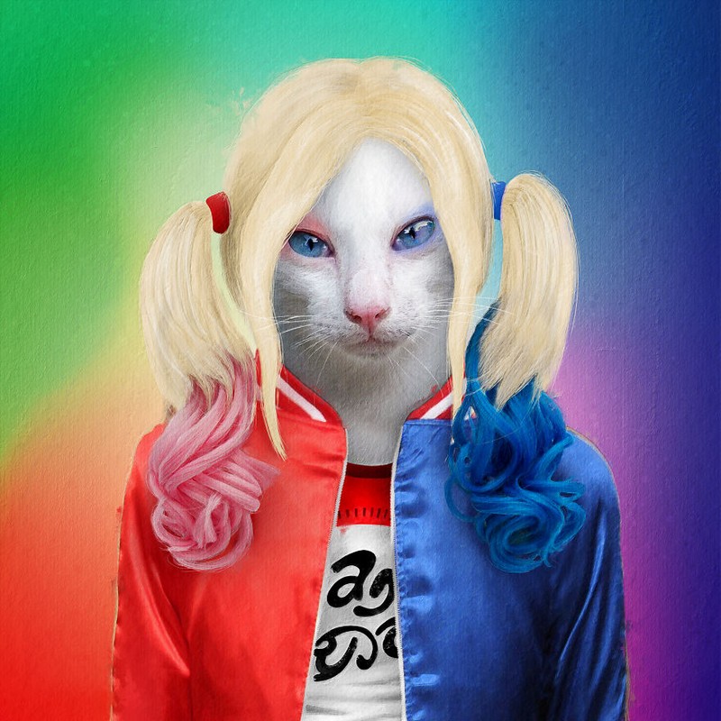 Emesh, Anjing-Kucing 'Disulap' Jadi Bob Marley sampai Michael Jackson