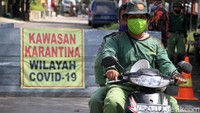 Dua RT di wilayah itu terpaksa diisolasi.