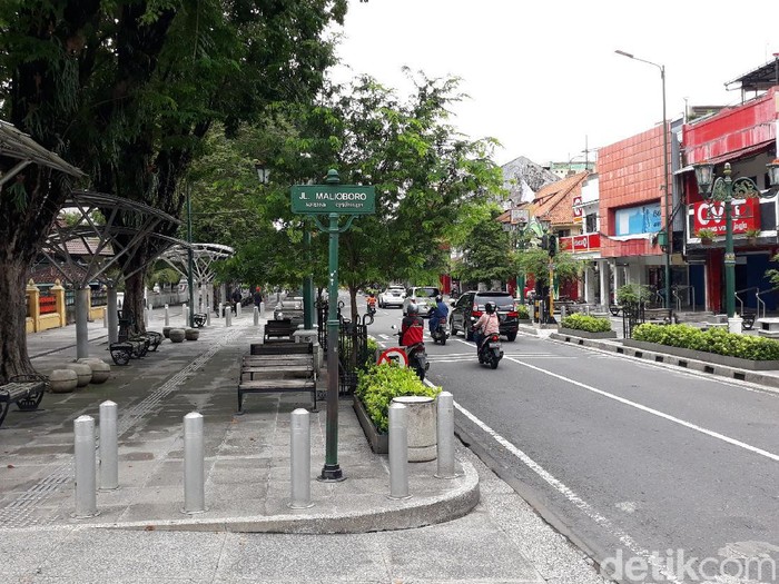 Suasana sepinya Malioboro jelang lebaran, Kamis (21/5/2020).