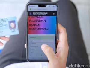 Lapor Online Langsung Dikirimi Sembako, Warga Banyuwangi Senang