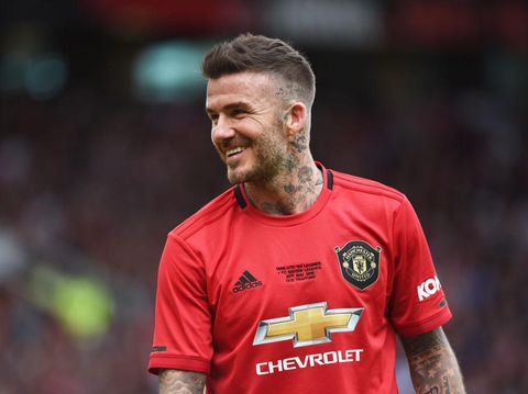 David Beckham dan rekan-rekan setimnya