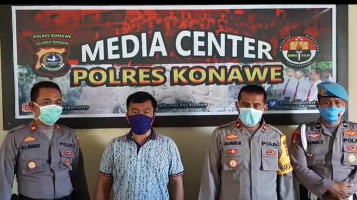Oknum polisi di Sultra yang melawan petugas saat ditegur karena tak memakai masker minta maaf.