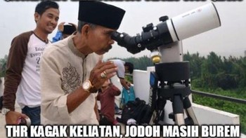 THR gak ada, jodoh juga belum jelas. Duh... Foto: Internet