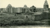 Masjid Agung Kairouan ini menjadi salah satu saksi penyebaran Islam di tanah Afrika. Kota Kairouan sendiri telah lama menjadi tempat berkumpulnya peradaban Arab muslim di Afrika Selatan. Istimewa/Dok. Wikipedia/Unknown author - Original:Privatbesitz:Orientalist.