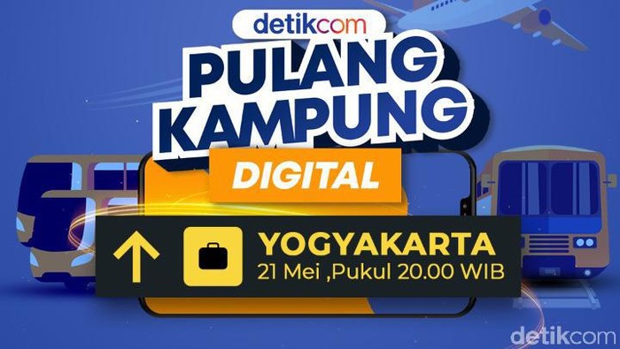 Pulang Kampung Digital ke Yogyakarta, Kamis (21/5/2020).