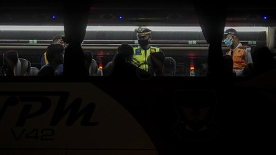Jelang Lebaran, Penyekatan di Tol Merak juga Diperketat