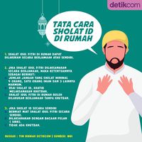 Tata Cara Sholat Idul Fitri Di Rumah Sendiri