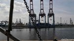 Potret Pelabuhan Tanjung Priok yang Sunyi Sepi