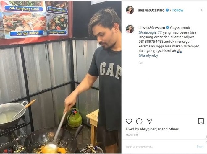 artis jualan makanan