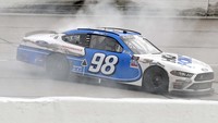 Chase Briscoe beraksi setelah keluar sebagai yang tercepat.
