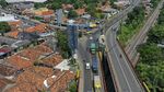Penampakan Sepinya Simpang Jomin dari Udara