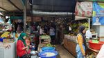 Ramainya Pasar Jengkol di Gunung Sindur saat PSBB