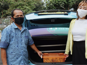 Influencer #AntarkanSemangat ke Sopir Taksi & Ojol di Tengah Pandemi