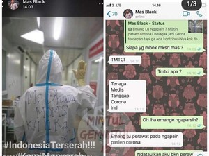 Viral Obrolan Pria di Banyumas Singgung Nakes dan Tantang Disuntik Corona