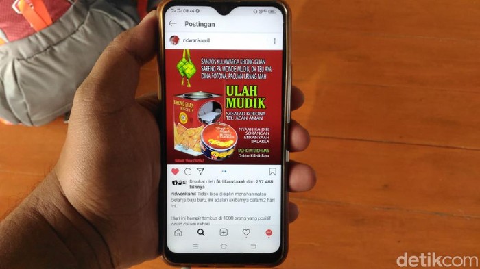 Postingan Ridwan Kamil