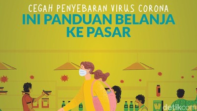 Tips Aman Belanja ke Pasar Saat Pandemi Corona