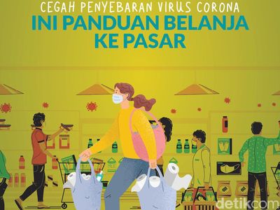 Tips Aman Belanja ke Pasar Saat Pandemi Corona