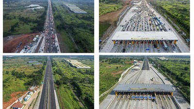 Before-After Pandemi Corona di Pintu Tol Cikampek Utama
