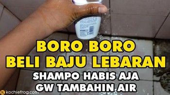 Hiks, sama kayak mimin. Lagi wabah Corona harus sabar-sabar ya untuk tunda mudik dan beli baju baru. Foto: Kochiefrog.com