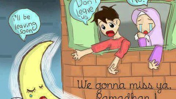 Ramadhan berlalu seakan lebih cepat ya? Foto: via Pinterest